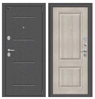 Дверь входная Porta S 104.К32 Антик Серебро/Cappuccino Veralinga