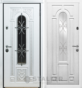 Дверь входная Лацио Серебро