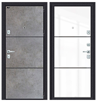 Дверь входная Porta M П50.П50 (AB-4) Dark Concrete/Angel