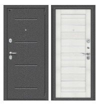 Дверь входная Porta S 104.П22 Антик Серебро/Bianco Veralinga