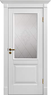 Дверь межкомнатная Авалон-4 витраж версаль