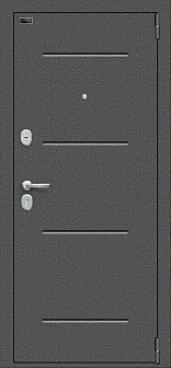 Дверь входная Porta S 104.К32 Антик Серебро/Bianco Veralinga
