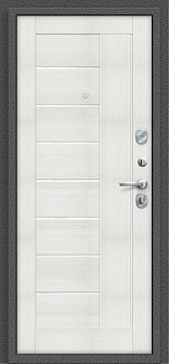Дверь входная Porta S 109.П29 Антик Серебро/Bianco Veralinga